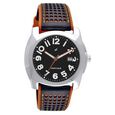 Fastrack Quartz Analog White Dial Leather Strap Watch for Guys
