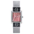 Fastrack Quartz Analog Silver Dial Leather Strap Watch for Girls