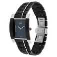 Xylys Swiss Analog Two Toned Stainless Steel Strap and Black Dial Watch For Men - image number 1