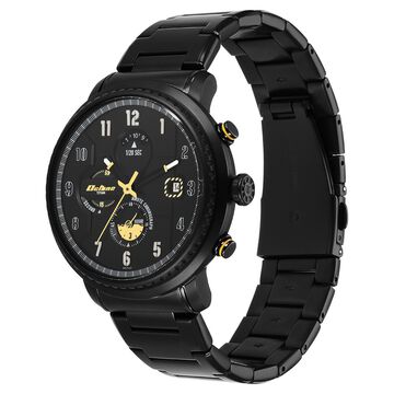 Titan Octane Aerobatics Black Dial Chronograph Stainless Steel Strap watch for Men