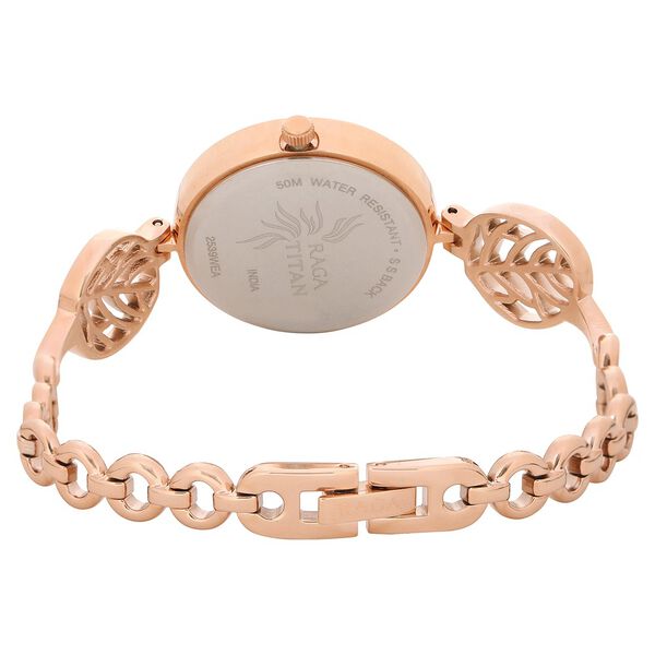 Titan Raga Foliage Mother of Pearl Dial Women Watch With Metal Strap - image number 3