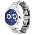 Xylys Swiss Multifunction Silver Stainless Steel Strap Blue Dial Watch For Men - image number 3
