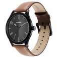 Titan Quartz Analog Black Dial Leather Strap Watch for Men - image number 2