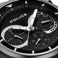 Police Quartz Multifunction Black Dial Grey Stainless Steel Strap Watch for Men - image number 3