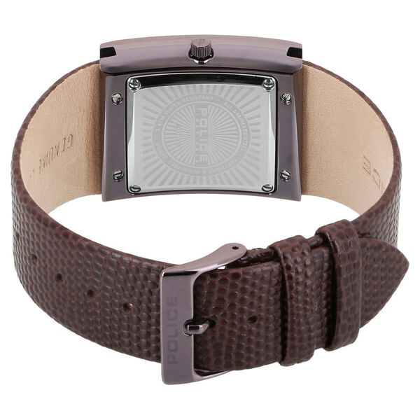 Police Quartz Analog Black Dial Leather Strap Watch for Men - image number 3