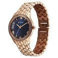 Titan Glamour Quartz Analog Blue Dial Stainless Steel Strap Watch For Women - image number 2