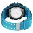 SF Analog Digital blue translucent strap and black dial with blue highlights Watch For Men - image number 3