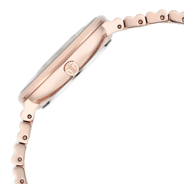 Titan Aura Quartz Analog Silver Dial Rose Gold Stainless Steel Strap Watch For Women - image number 3