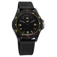 SF Sporty Analogs Quartz Analog Multicoloured Dial Black Plastic Strap Watch For Men
