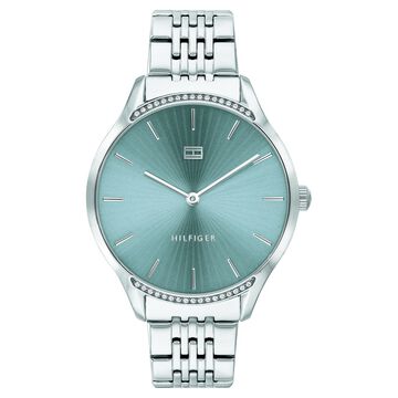 Tommy Hilfiger Quartz Analog Blue Dial Stainless Steel Strap Watch for Women