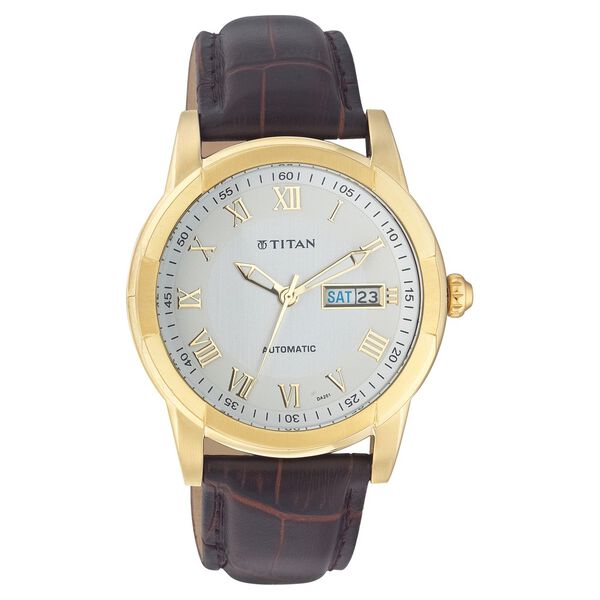 Titan Quartz Analog Silver Dial Watch for Men - image number 0