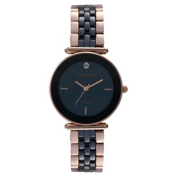 Anne Klein Quartz Analog Mother of Pearl Dial Ceramic Strap Watch for Women
