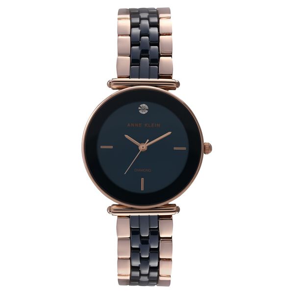 Anne Klein Quartz Analog Mother of Pearl Dial Ceramic Strap Watch for Women - image number 0