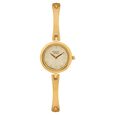 Titan Raga Foliage Rose Gold Dial Women Watch With Metal Strap