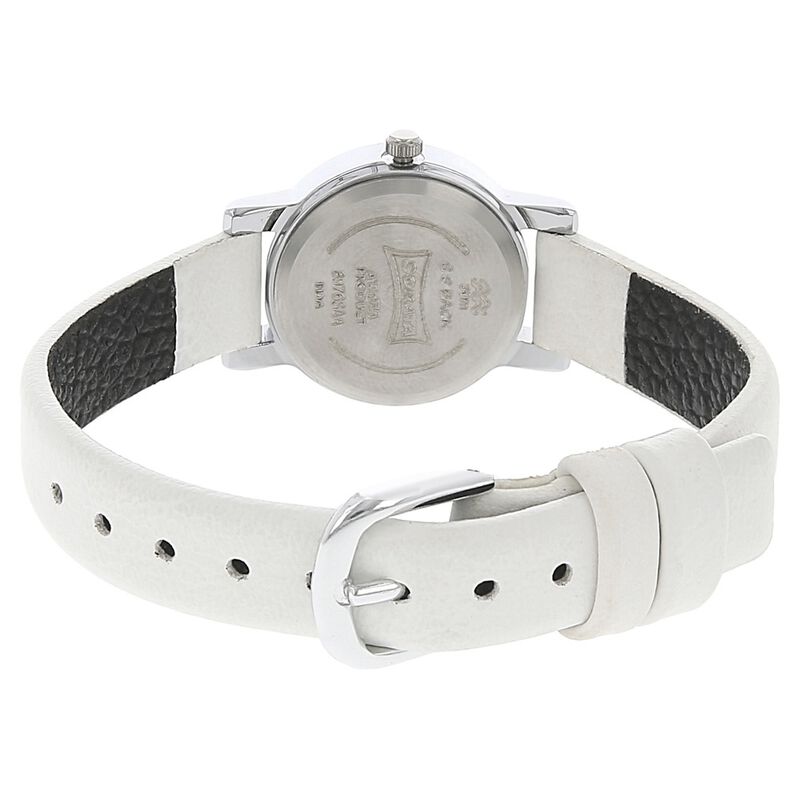 Sonata Quartz Analog Pink Dial Leather Strap Watch for Women - image number 3