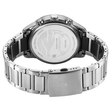Fastrack Cerame - Oceanyx Quartz Analog with Day and Date Grey Dial Two Toned Strap Watch For Guys
