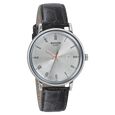 Sonata Quartz Analog Silver Dial Leather Strap Watch for Men - image number 0