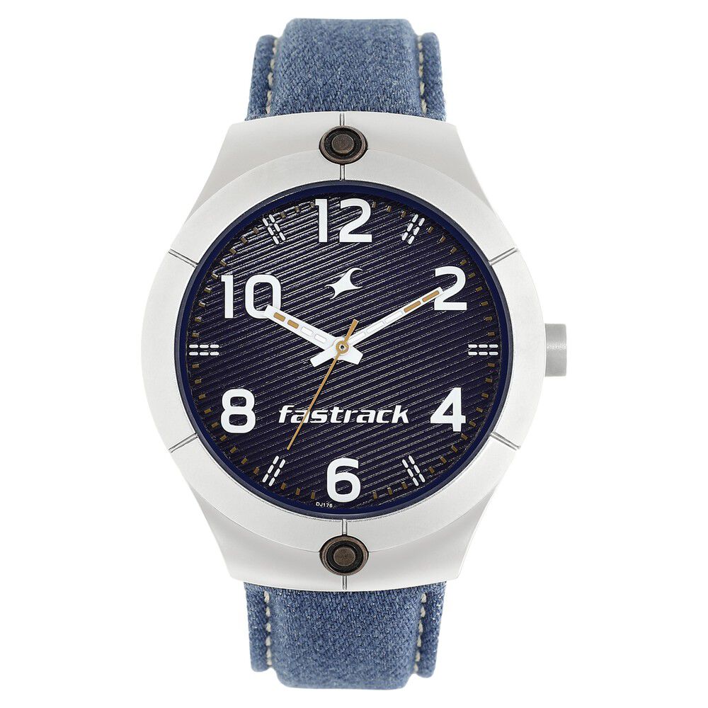 Buy FASTRACK Mens Denim White Dial Analogue Watch - 3184SL01 | Shoppers Stop