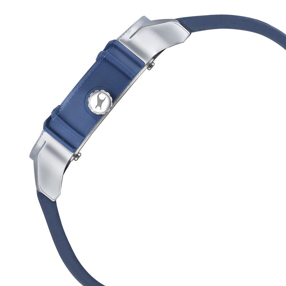 Fastrack Dial It Up Quartz Analog with Date Blue Dial Leather Strap Watch for Guys - image number 3