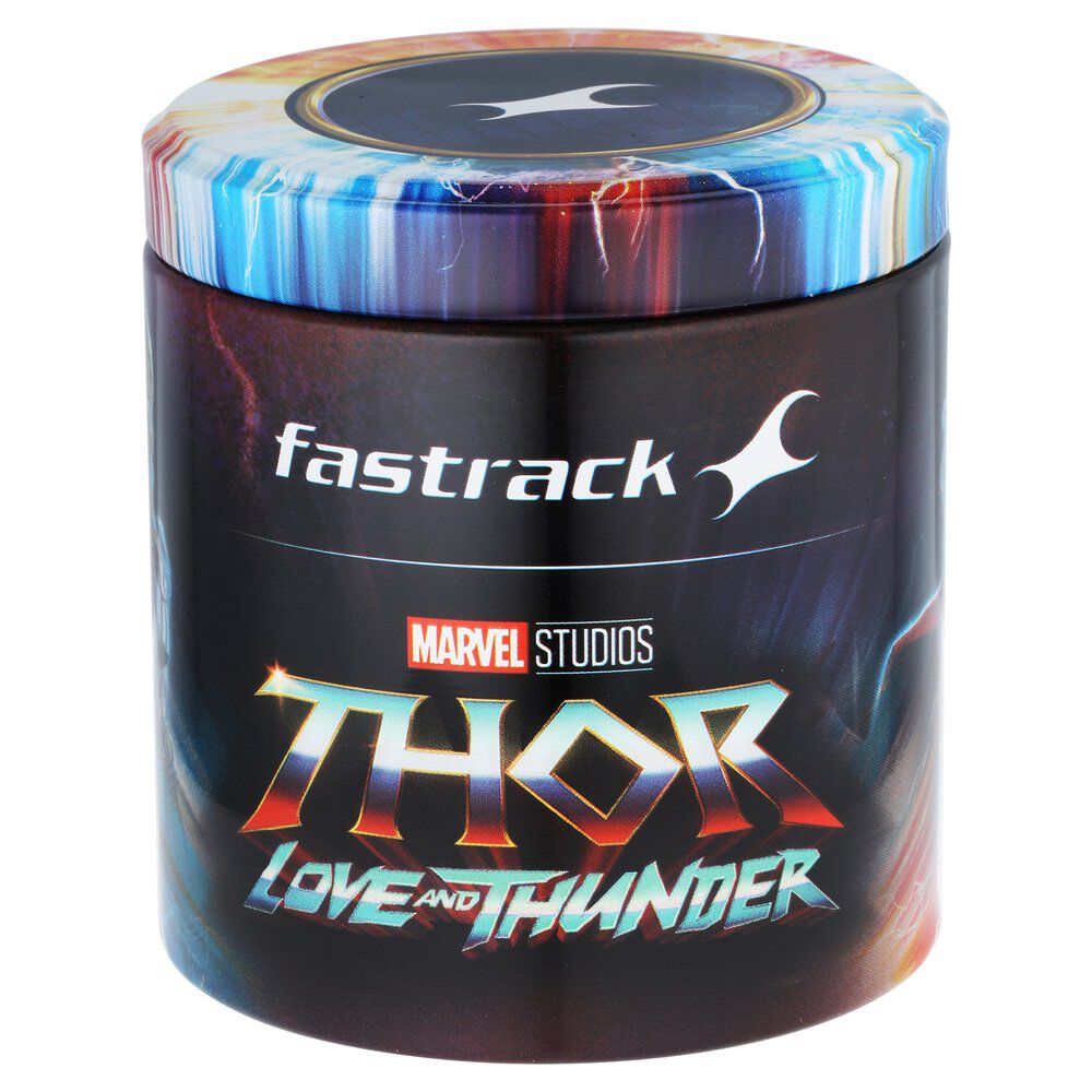 Fastrack Thor Quartz Analog with Date Black Dial Metal Strap Watch for Guys - image number 6
