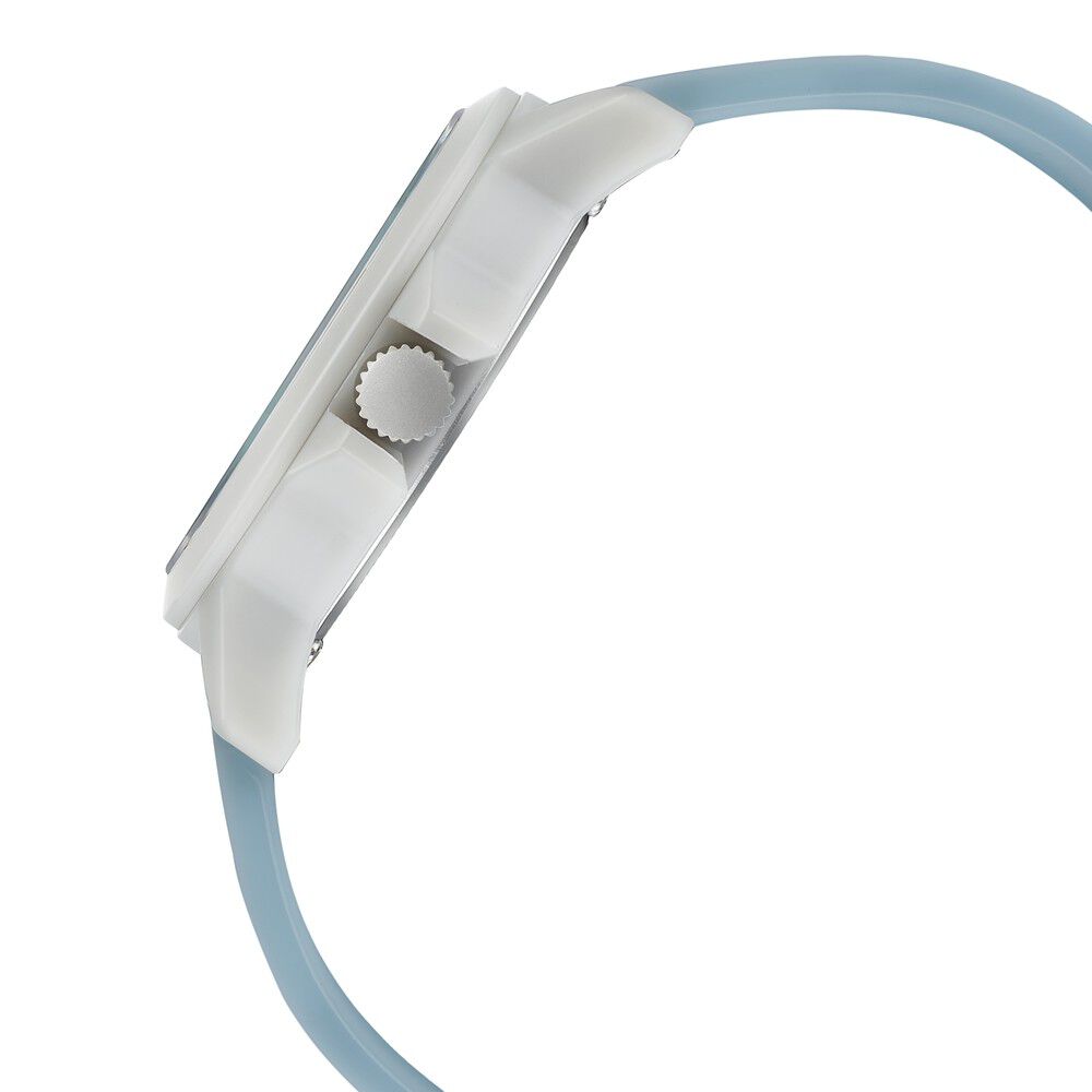 Fastrack Tees Quartz Analog Blue Dial Silicone Strap Unisex Watch - image number 3