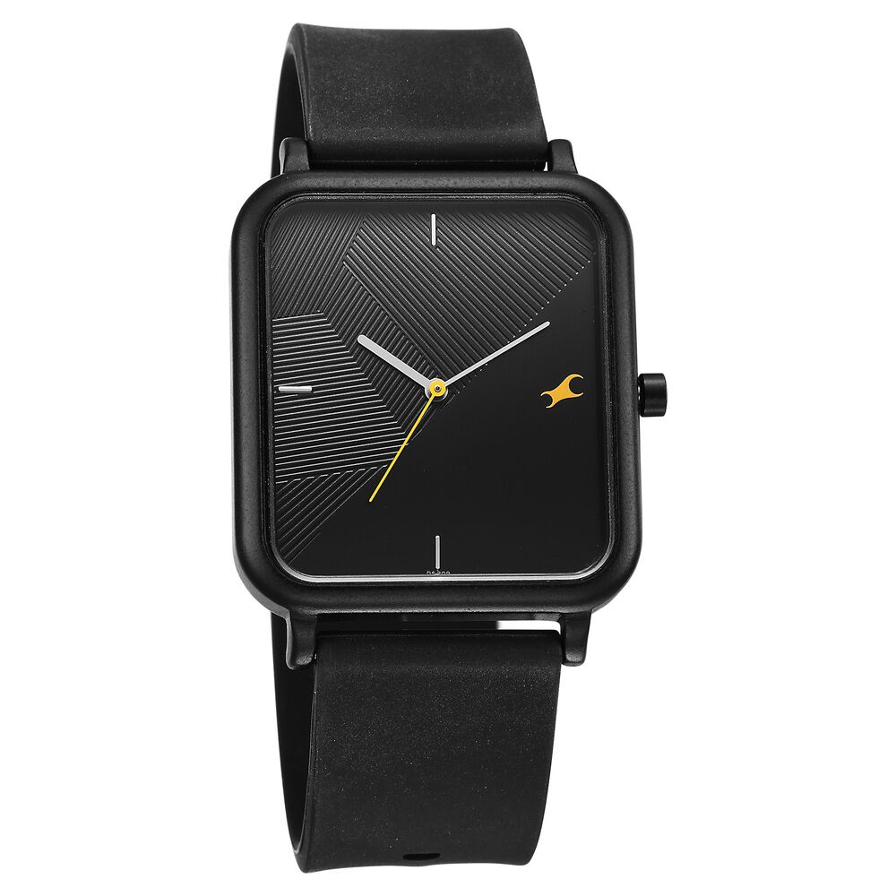 Buy Online Fastrack Hype Neo Chic Quartz Analog Black Dial Silicone ...