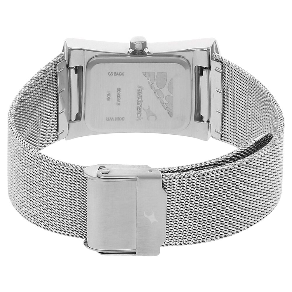 Buy Online Fastrack Quartz Analog Black Dial Metal Strap Watch for ...