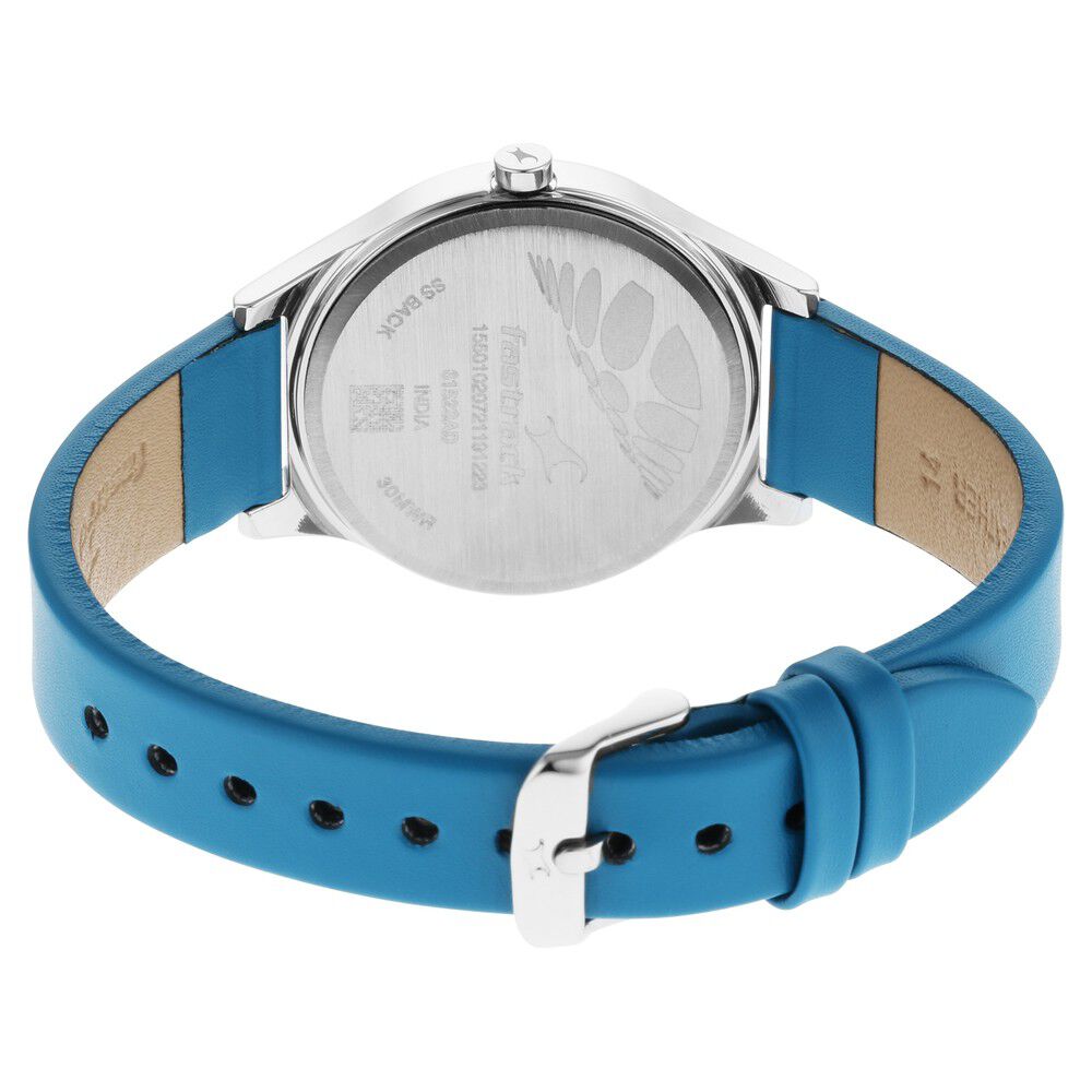Fastrack Stunners Quartz Analog Multicoloured Dial Leather Strap Watch for Girls - image number 4