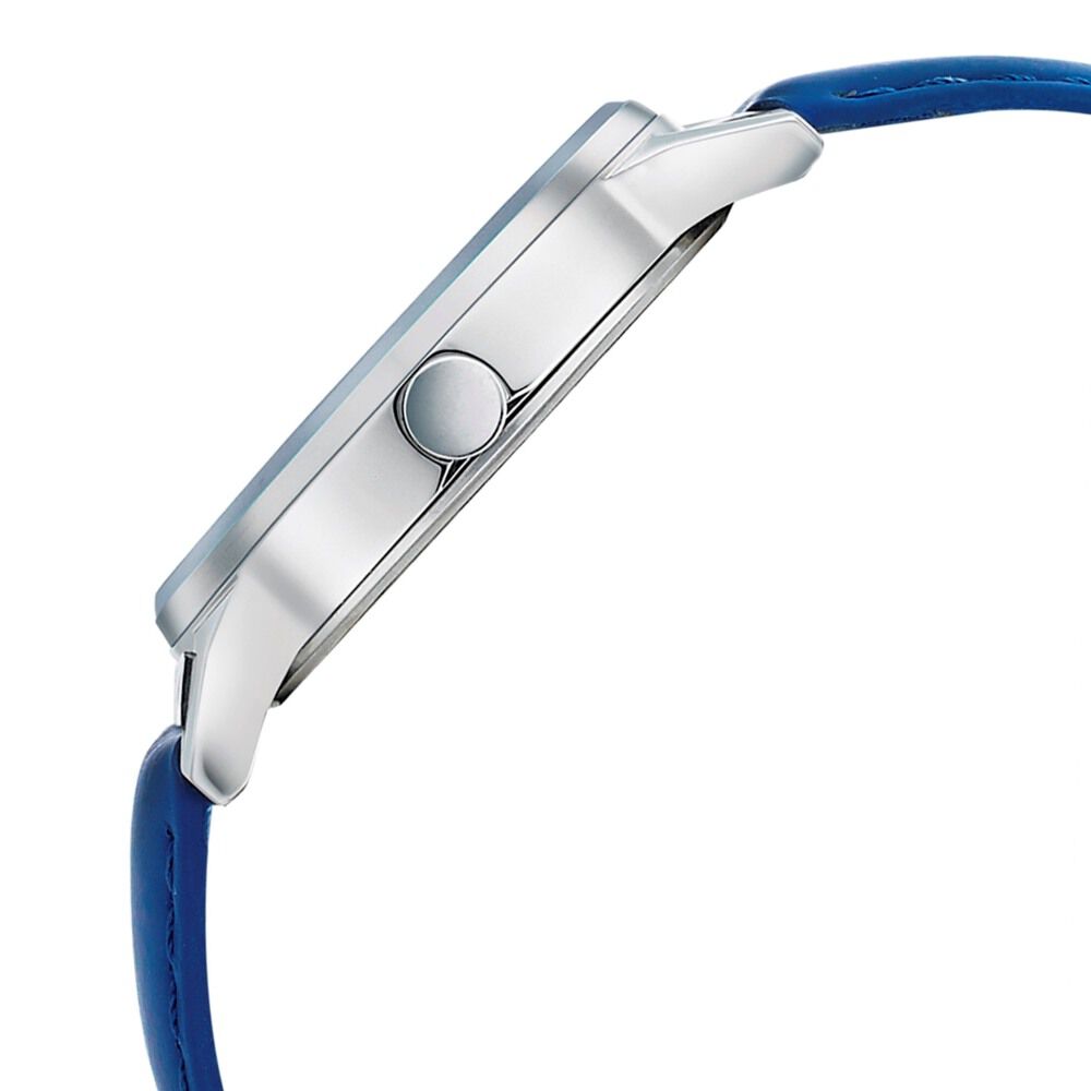 Fastrack Space Rover Quartz Analog Blue Dial Leather Strap Watch for Girls - image number 3