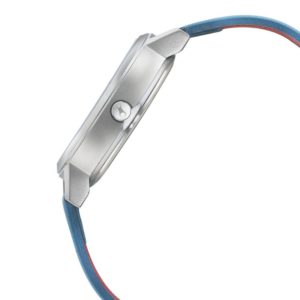 Fastrack Sunburn Quartz Analog Blue Dial Leather Strap Watch for Girls - image number 3