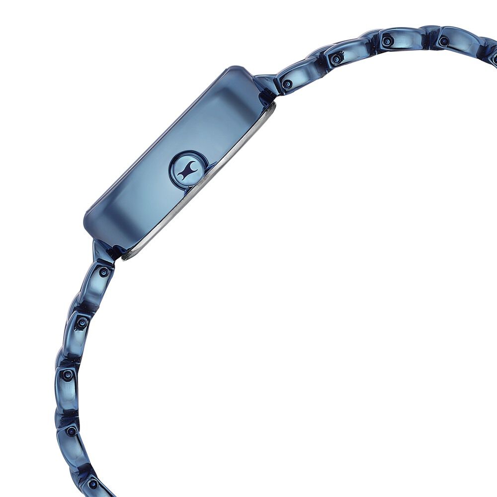 Fastrack Style Up Blue Dial Metal Strap Watch for Girls - image number 3
