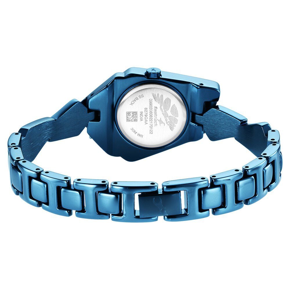 Fastrack Younique Quartz Analog Blue Dial Metal Strap Watch for Girls - image number 5