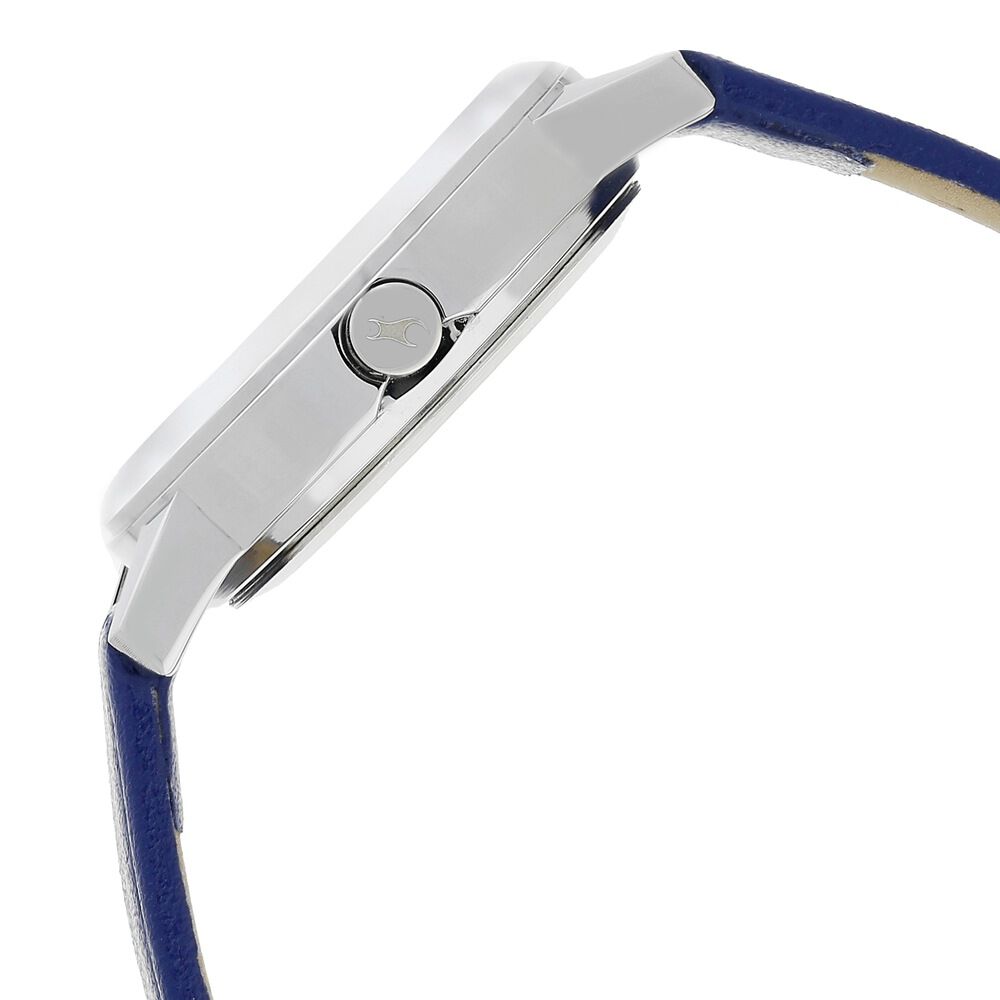 Fastrack Quartz Analog Blue Dial Leather Strap Watch for Girls - image number 3
