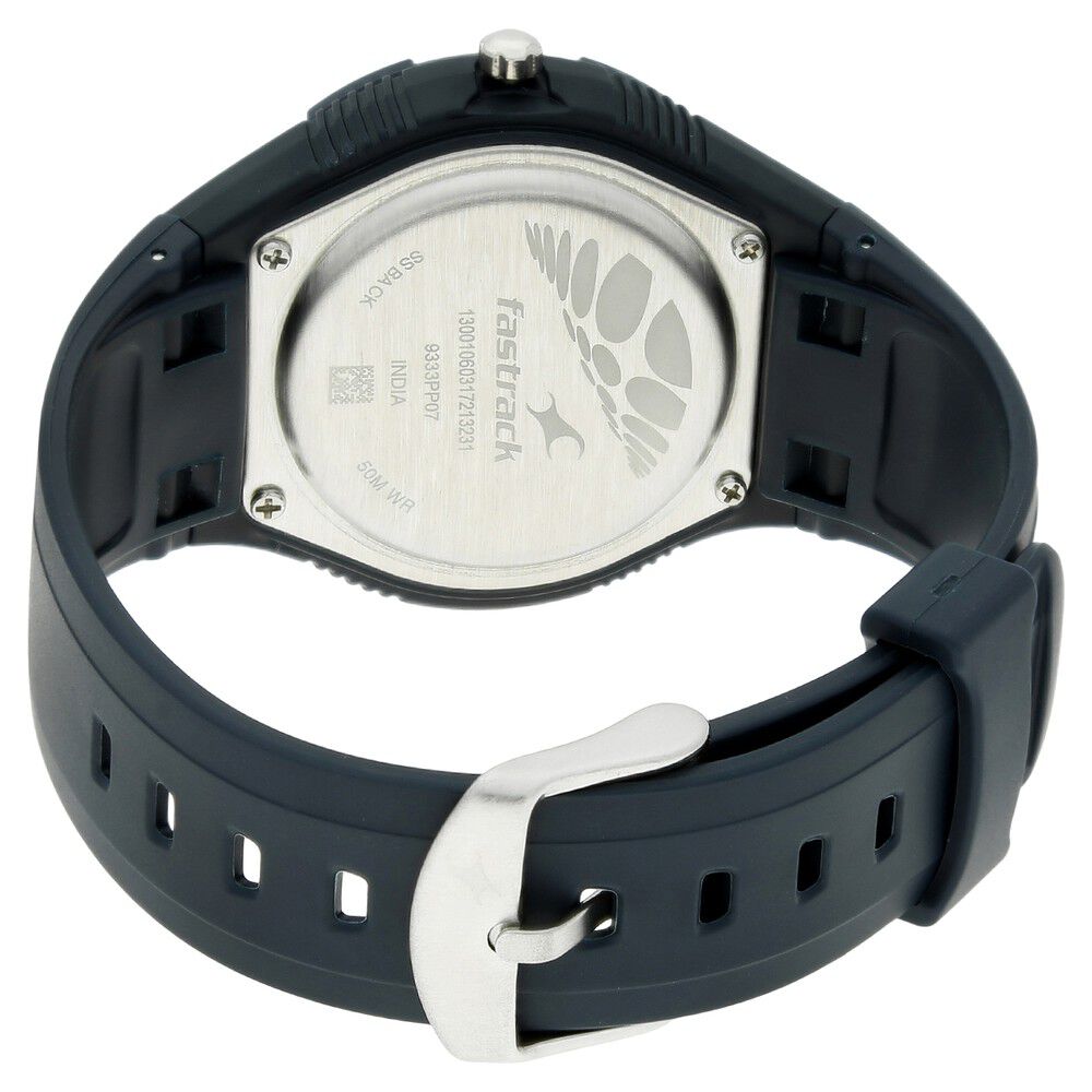 Fastrack Quartz Analog Black Dial Plastic Strap Watch for Guys - image number 3