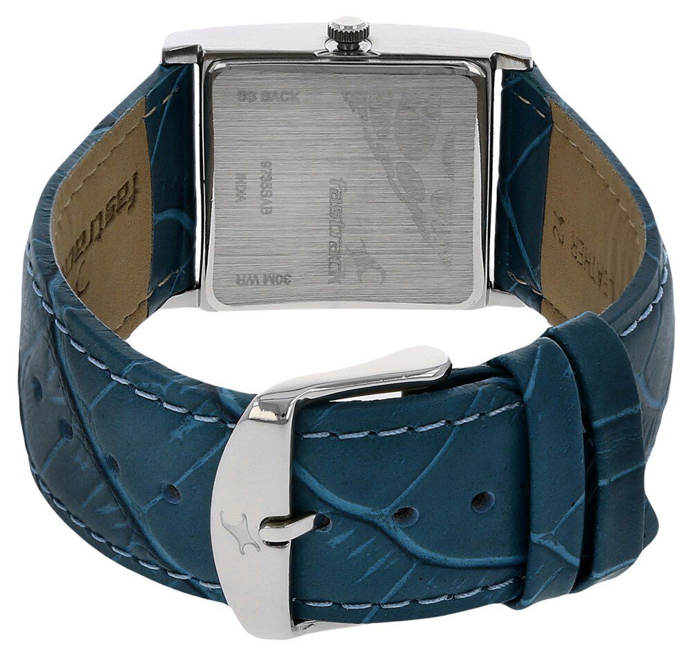Fastrack Quartz Analog Silver Dial Leather Strap Watch for Girls - image number 3