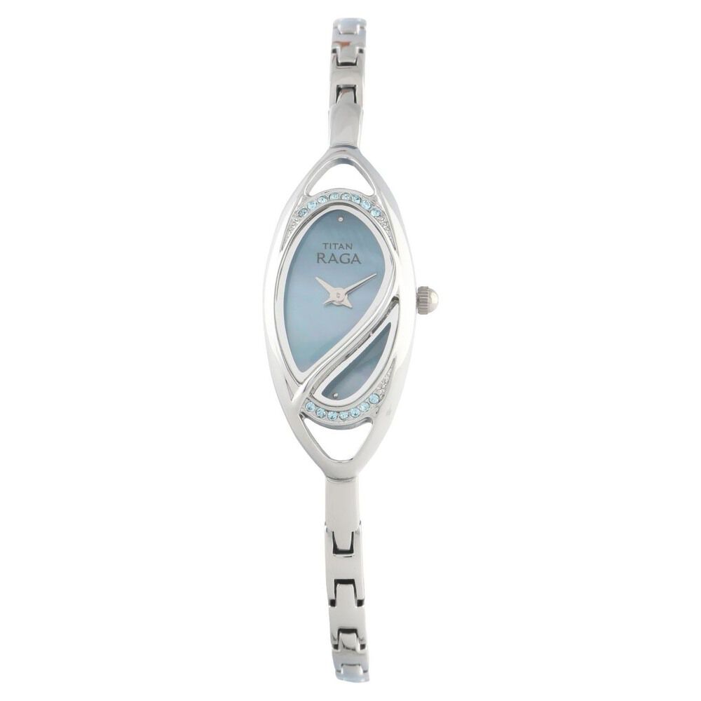 Raga Blue Dial Silver...