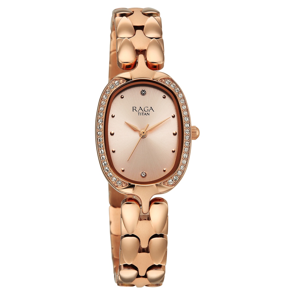 Buy Online Titan Raga Showstopper Quartz Analog Rose Gold Dial Rose — free download