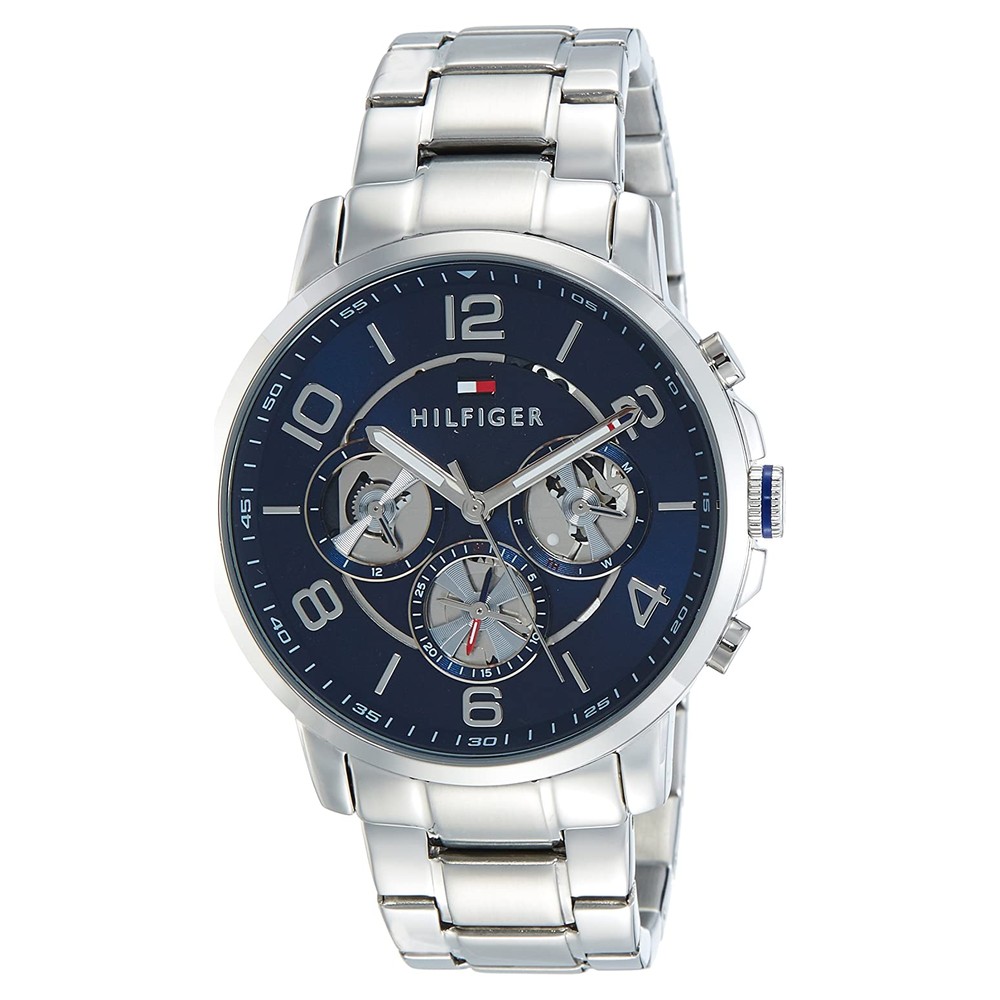 Buy Online Tommy Hilfiger Blue Dial Quartz Multifunction Watch for Men ...