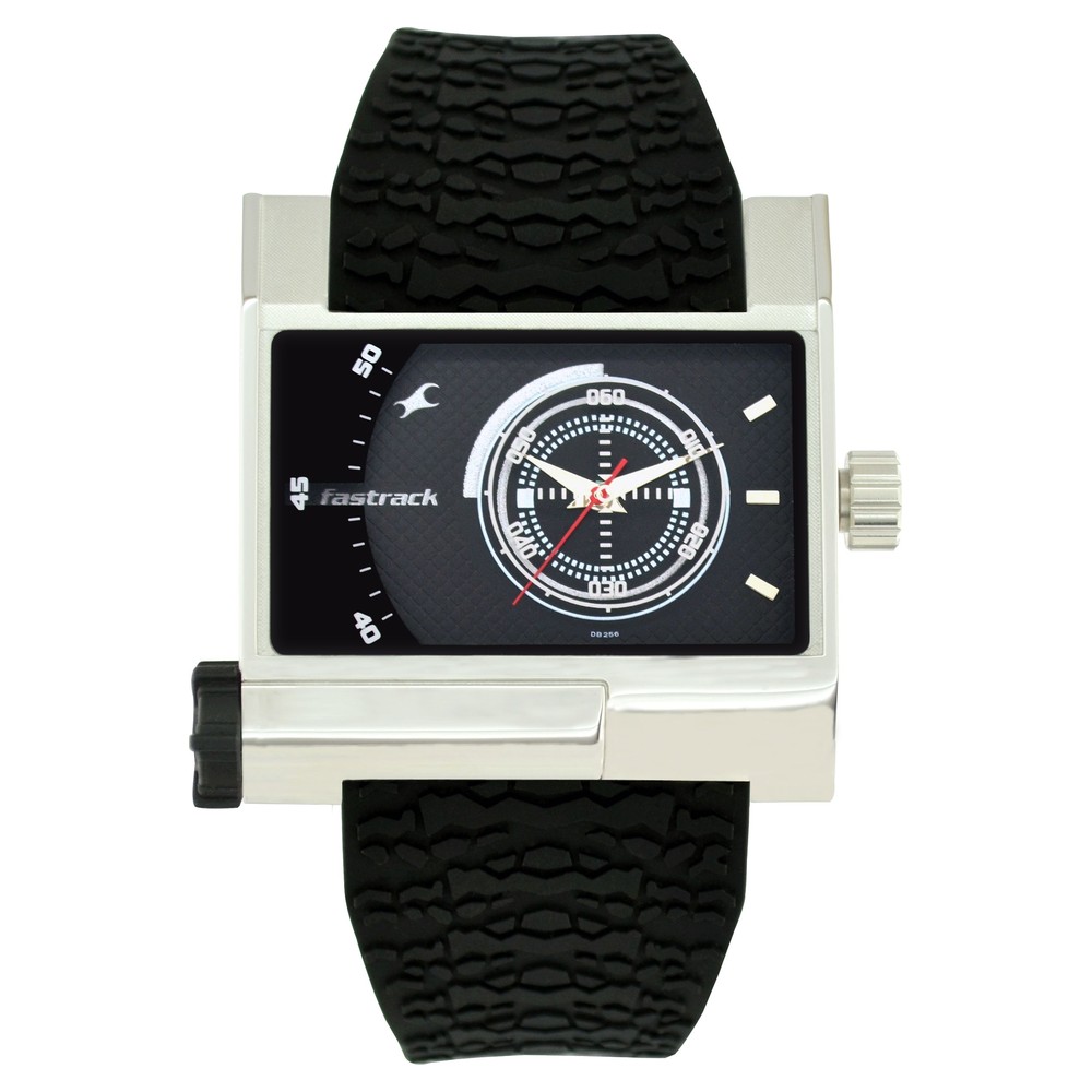 Buy Online Fastrack Quartz Analog Grey Dial Plastic Strap Watch for Guys 3065sp02 Titan