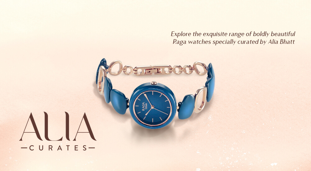 Titan raga blue watch new arrivals