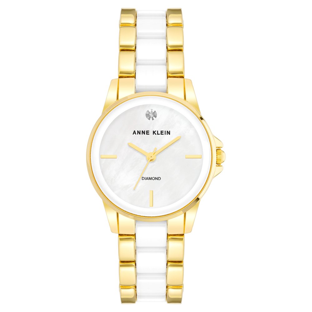 Buy Online Anne Klein Quartz Analog Mother of Pearl dial Metal