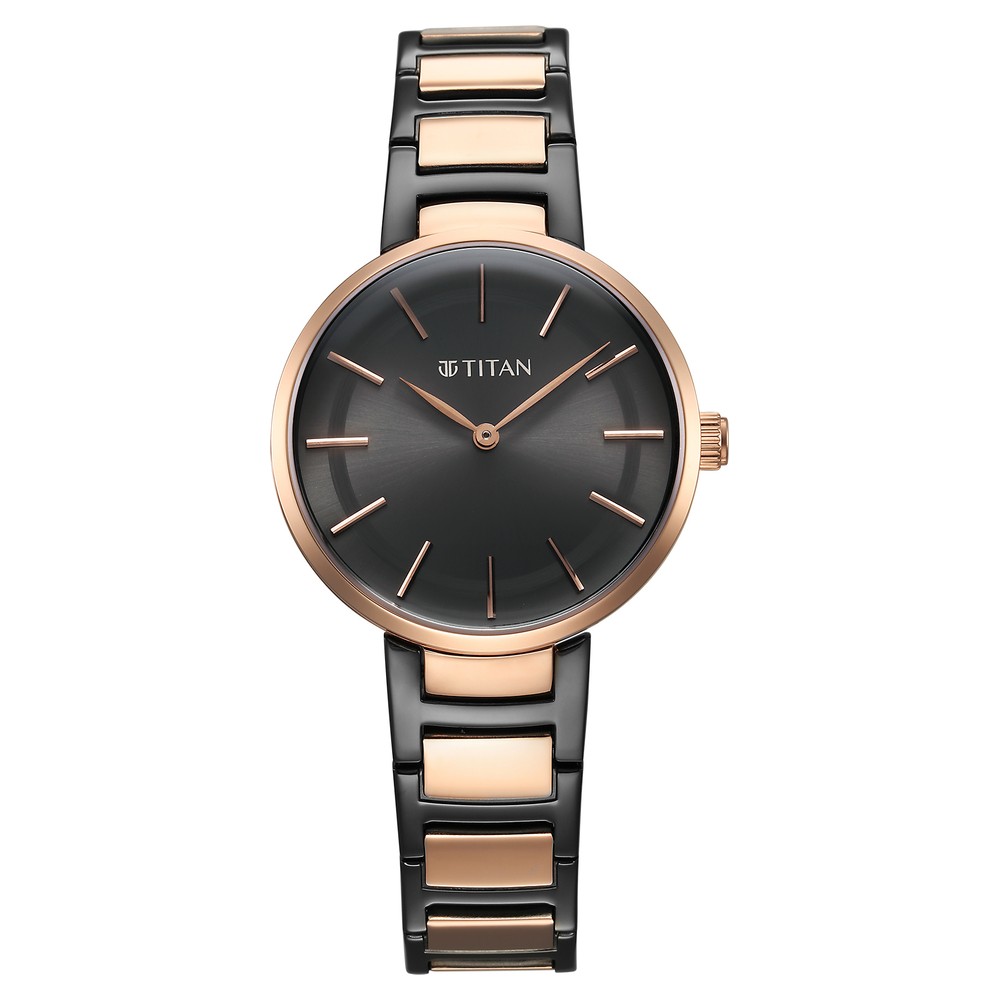 Buy Online Titan Workwear Quartz Analog Anthracite Dial Stainless