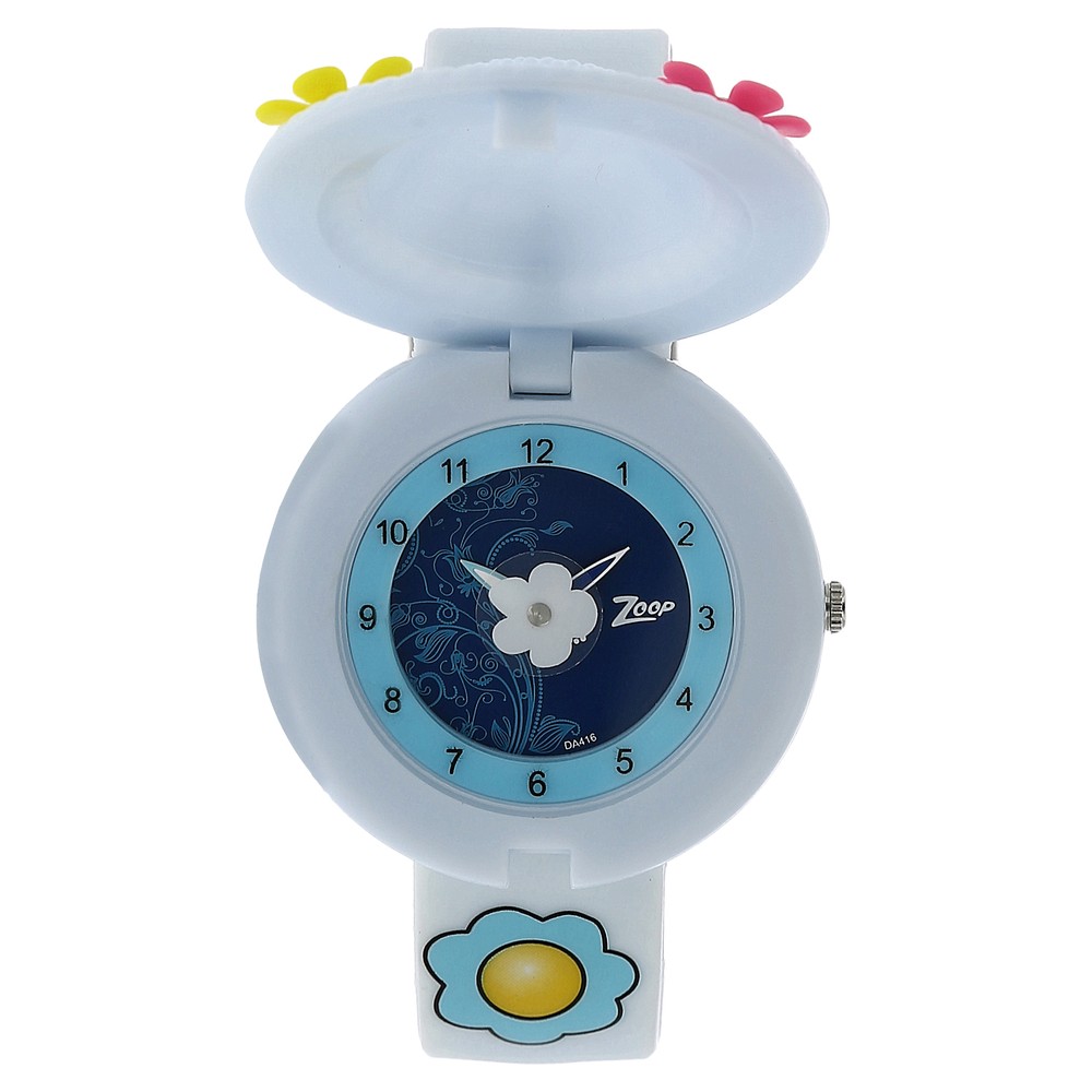 Buy Online Zoop By Titan Quartz Analog Blue Dial PU Strap Watch for Kids c4032pp02 p Titan
