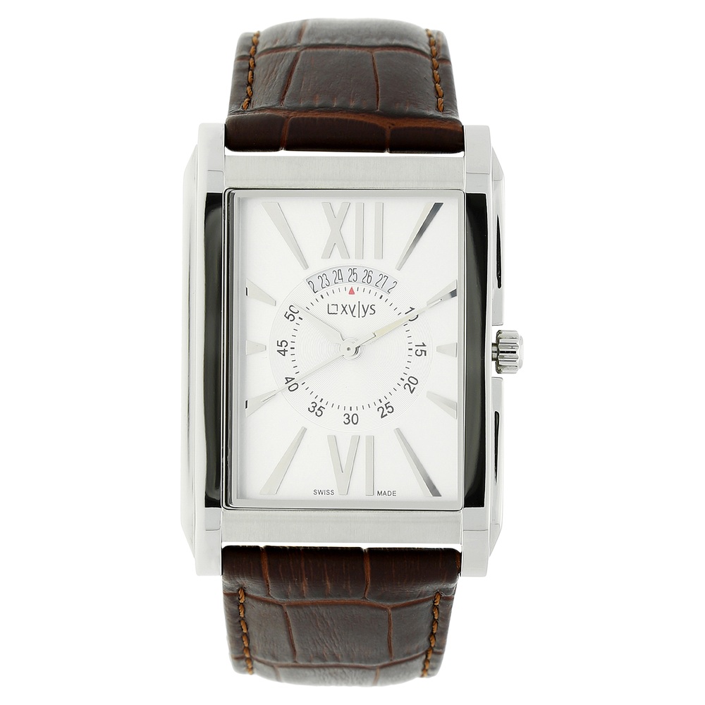 skyler3494 Buy Online Xylys Swiss Chronograph Tan Leather Strap and Black