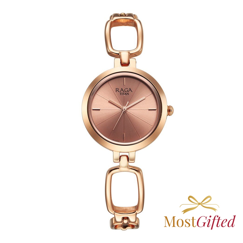 Buy Online Titan Raga Rose Gold Dial Watch For Women 2725wm01 Titan Buy Online Titan Raga Rose Gold Dial Watch For Women 2725wm01 Titan