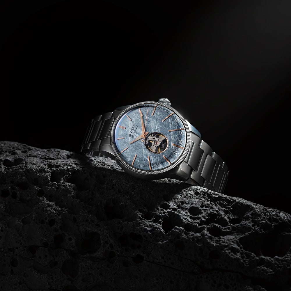 Buy Online Titan Stellar Ice Meteorite Automatic Analog with Open - Main Image