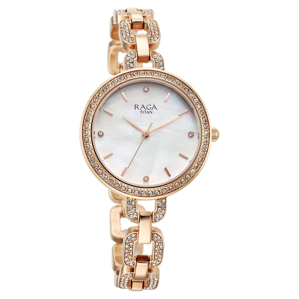 Buy Online Titan Raga Showstopper Quartz Analog Mother Of Pearl Dial Buy Online Titan Raga Showstopper Quartz Analog Mother Of Pearl Dial