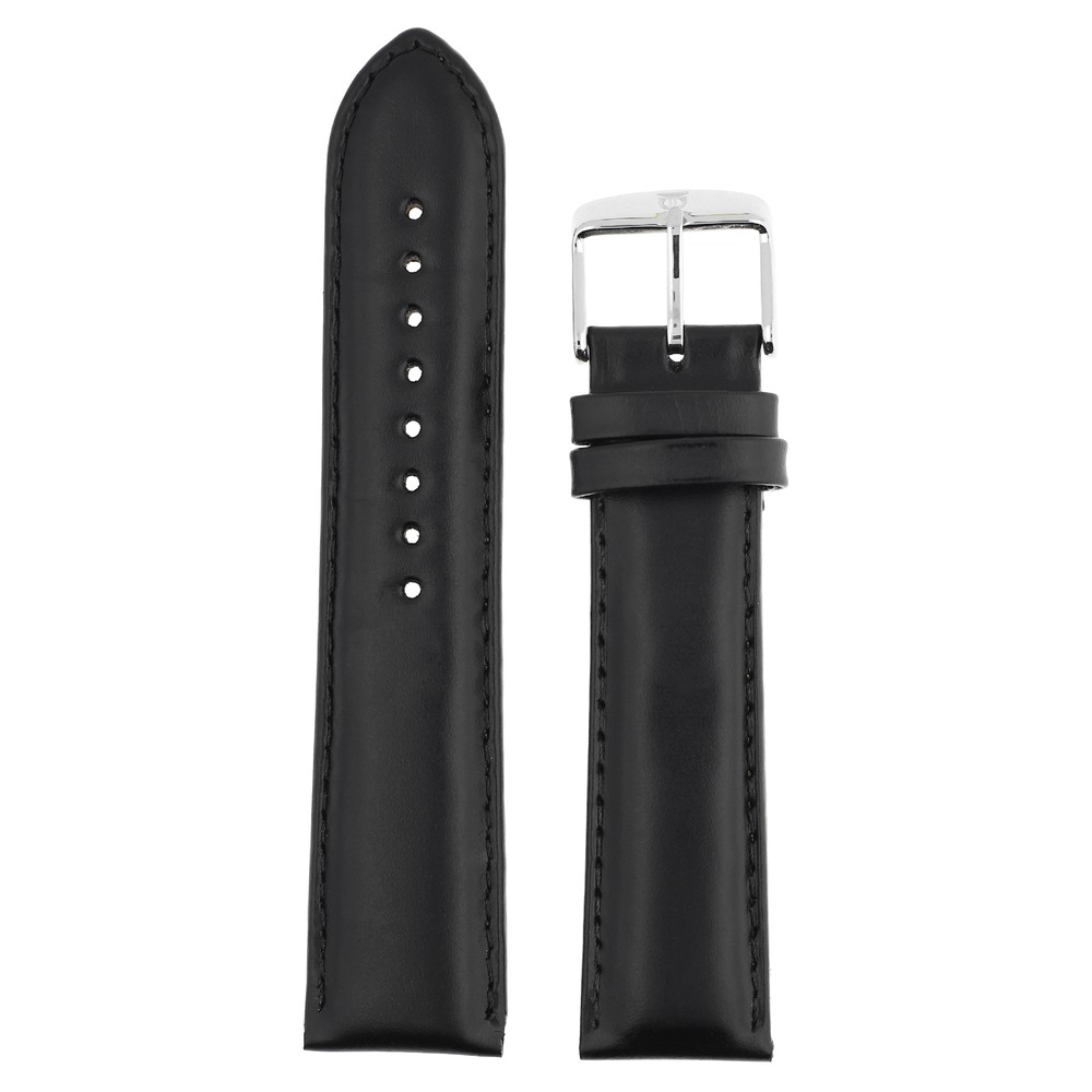 Buy Online 22 mm Black Genuine Leather Straps for Men nf1518015022s Titan