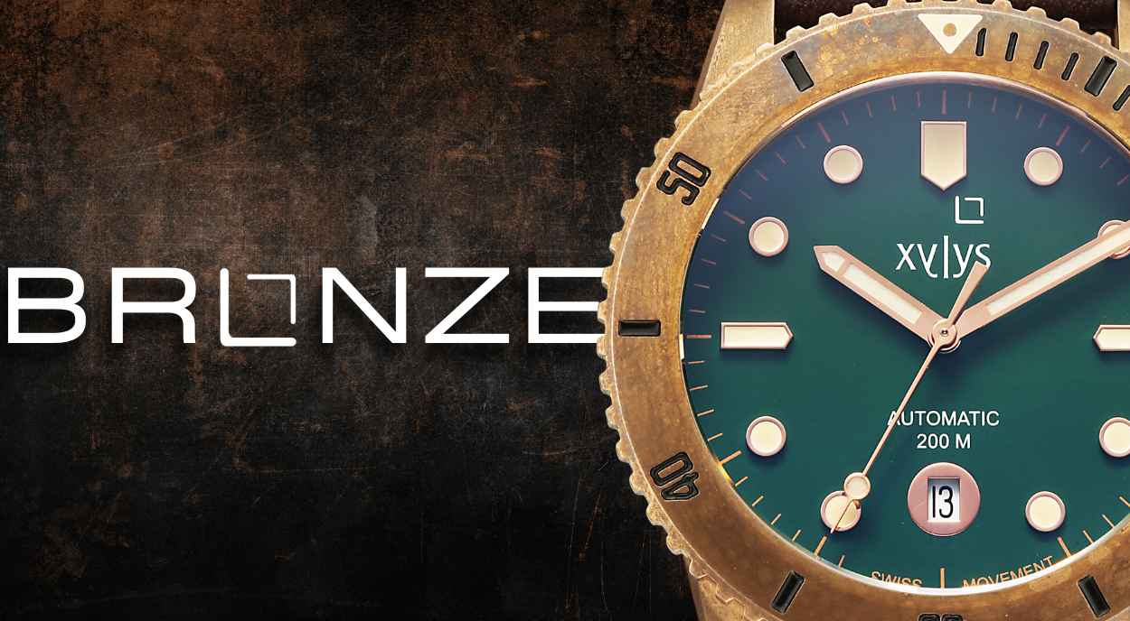 Buy Online Xylys Mariana Swiss Analog with Date Blue Dial Geniune