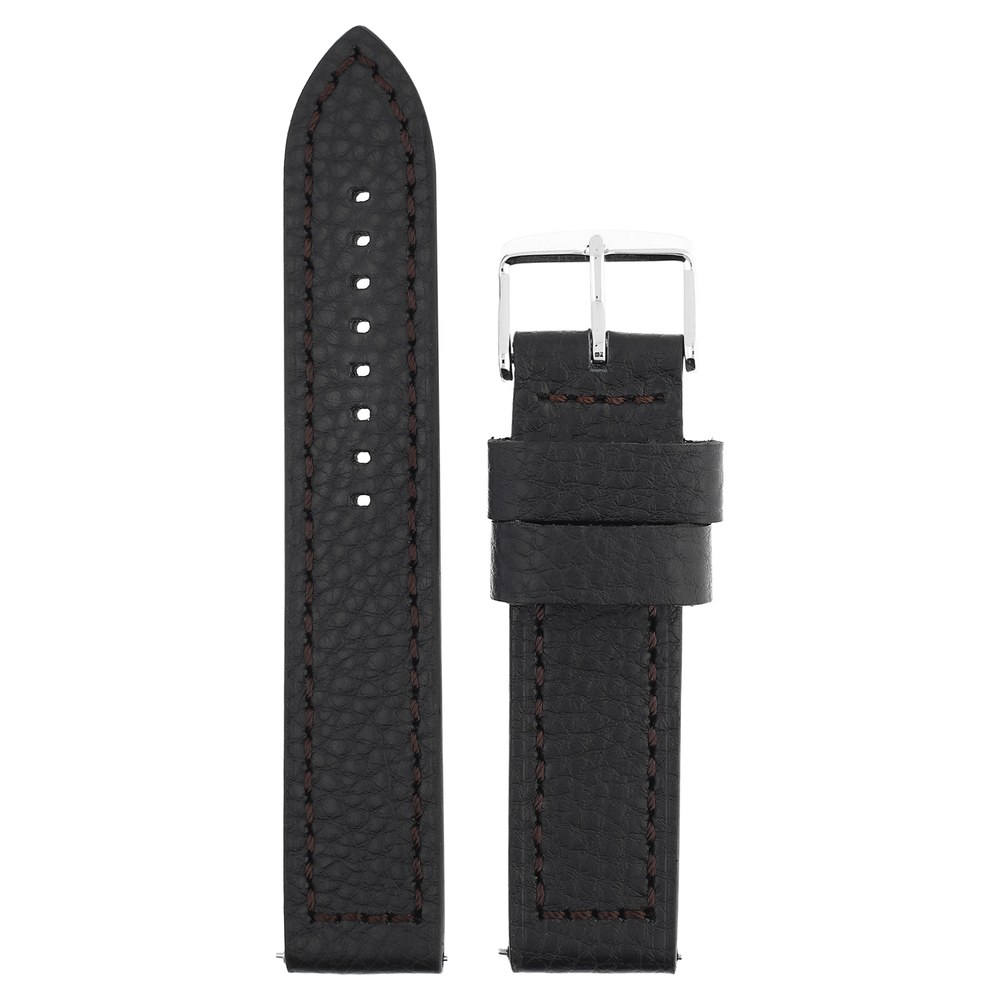 Buy Online 22 mm Black Genuine Leather Straps for Men 1001211822s/p Titan
